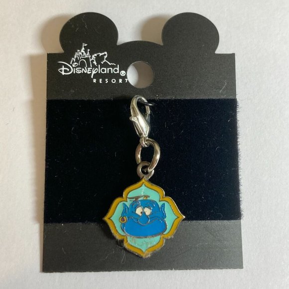 Vintage Disney Aladdin Genie Jasmine Clip On Charm Zipper Pull Purse Signed - Picture 4 of 9